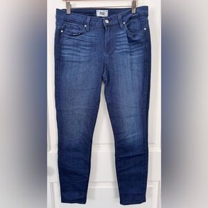 PAIGE verdugo ankle jeans excellent condition medium wash size 31